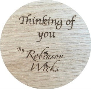 personalised lid - thinking of you